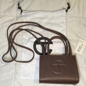 NWT Telfar Chocolate brown Small Shopping Bag